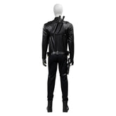 Thunderbolts (2025) Winter Soldier Bucky Barnes Black Leather Set Outfits Cosplay Costume